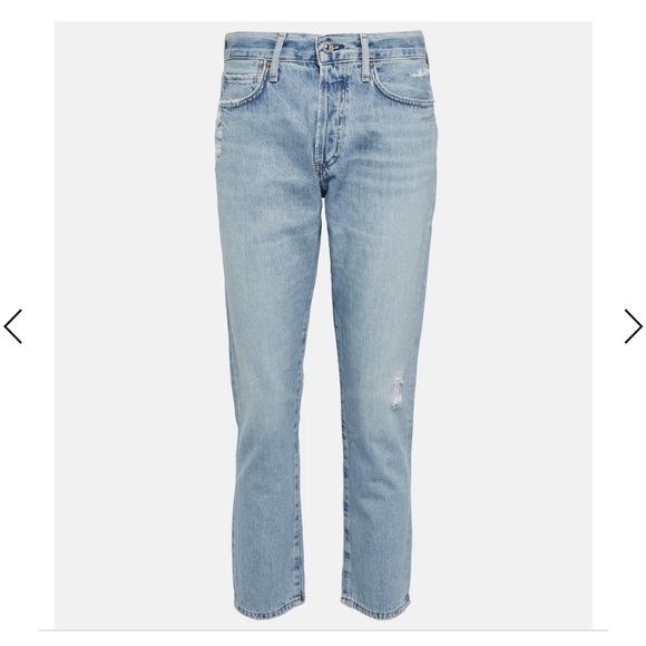 Citizens of Humanity Emerson Slim Boyfriend mid rise crop - Picture 1 of 10